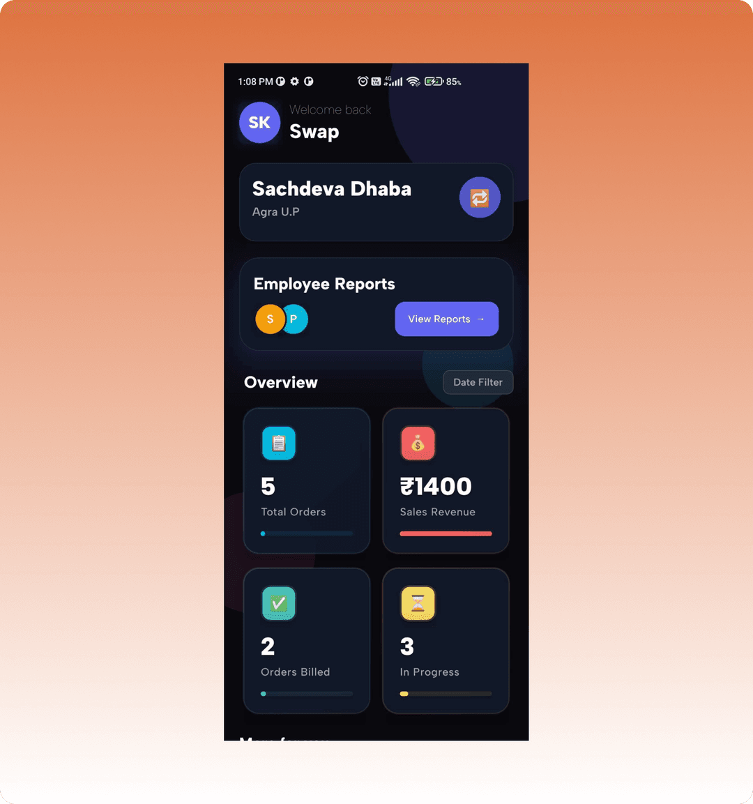 Centralized Boss Dashboard for Business Monitoring
